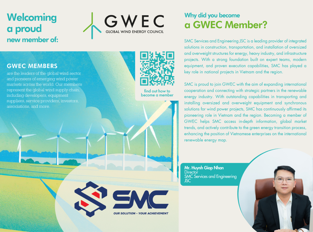 Tham gia GWEC là bước đi chiến lược trong hành trình hội nhập quốc tế của SMC.