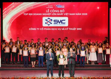 Hai năm liên tiếp được vinh danh trong bảng xếp hạng VNR500 – minh chứng cho nền tảng tài chính và chiến lược phát triển ổn định của SMC.