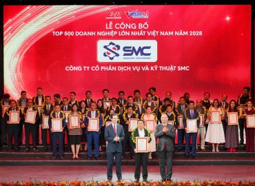 Hai năm liên tiếp được vinh danh trong bảng xếp hạng VNR500 – minh chứng cho nền tảng tài chính và chiến lược phát triển ổn định của SMC.
