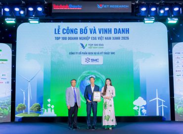 Được vinh danh trong ESG100 năm nay là sự ghi nhận xứng đáng cho những nỗ lực bền bỉ và cam kết không ngừng của SMC.